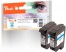 318829 - Peach Twin Pack Print-head cyan, compatible with HP No. 44 c*2, 51644CE*2
