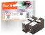 319235 - Peach Twin Pack Ink Cartridge black, compatible with Lexmark No. 150XLBK*2, 14N1614E, 14N1636